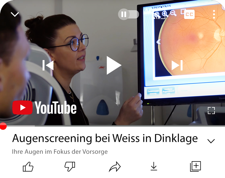 Augenscreening-Video bei YouTube